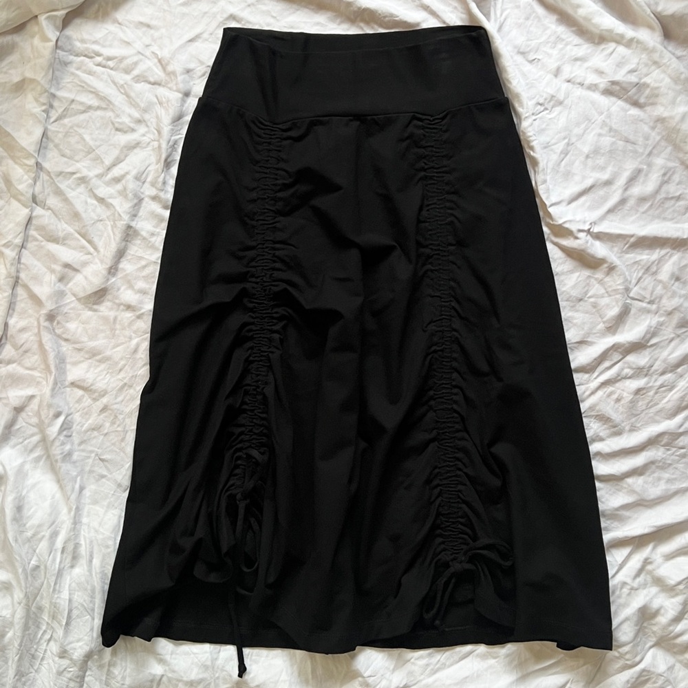 🖤Rock N’ Karma // Ruched Drawstring Skirt🖤 - Picture 3 of 8